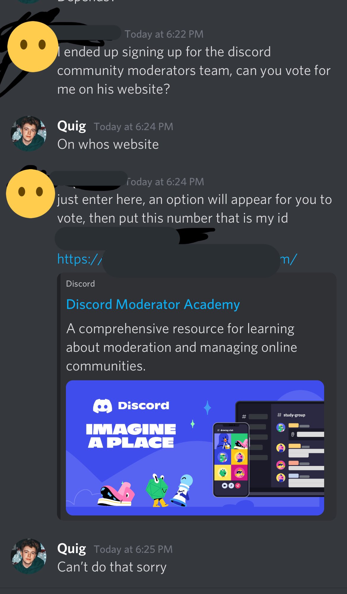 New link for Discord Club!