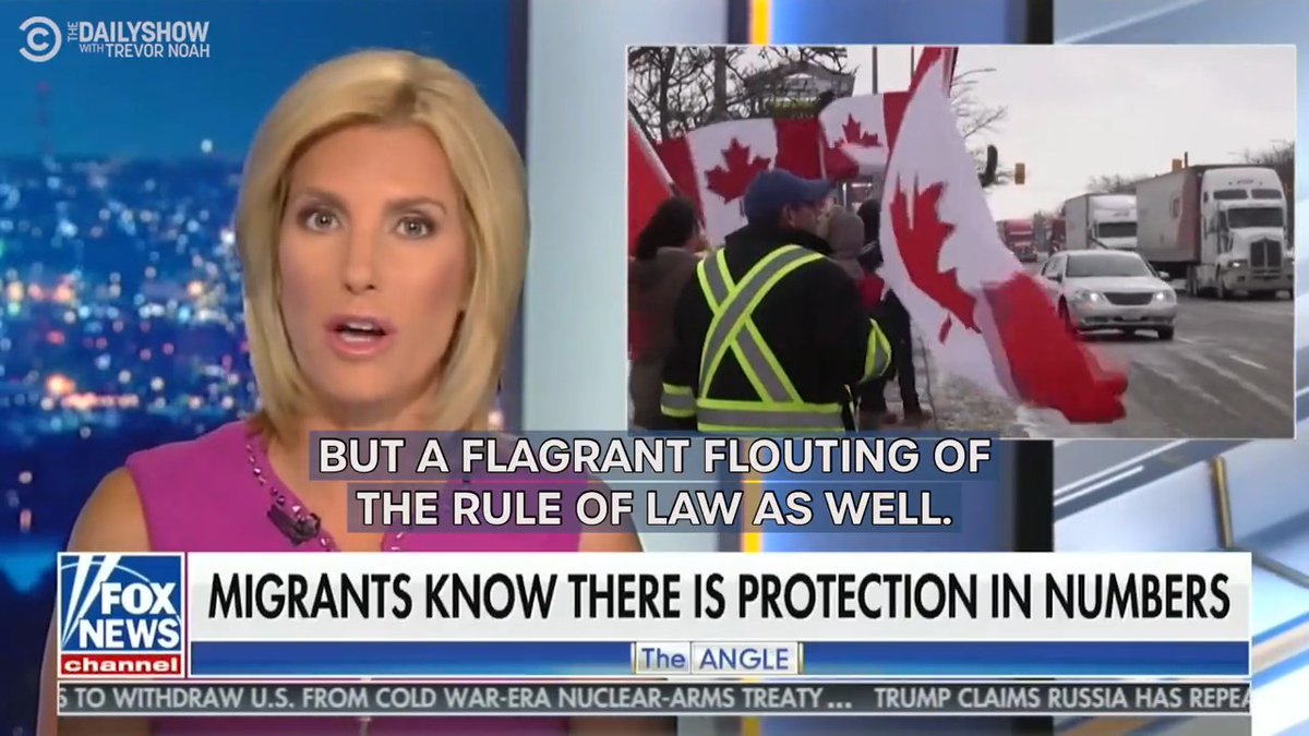RT @TheDailyShow: Fox News talking about migrant caravans but make the footage Canadian truckers https://t.co/IfTyBYmeQL