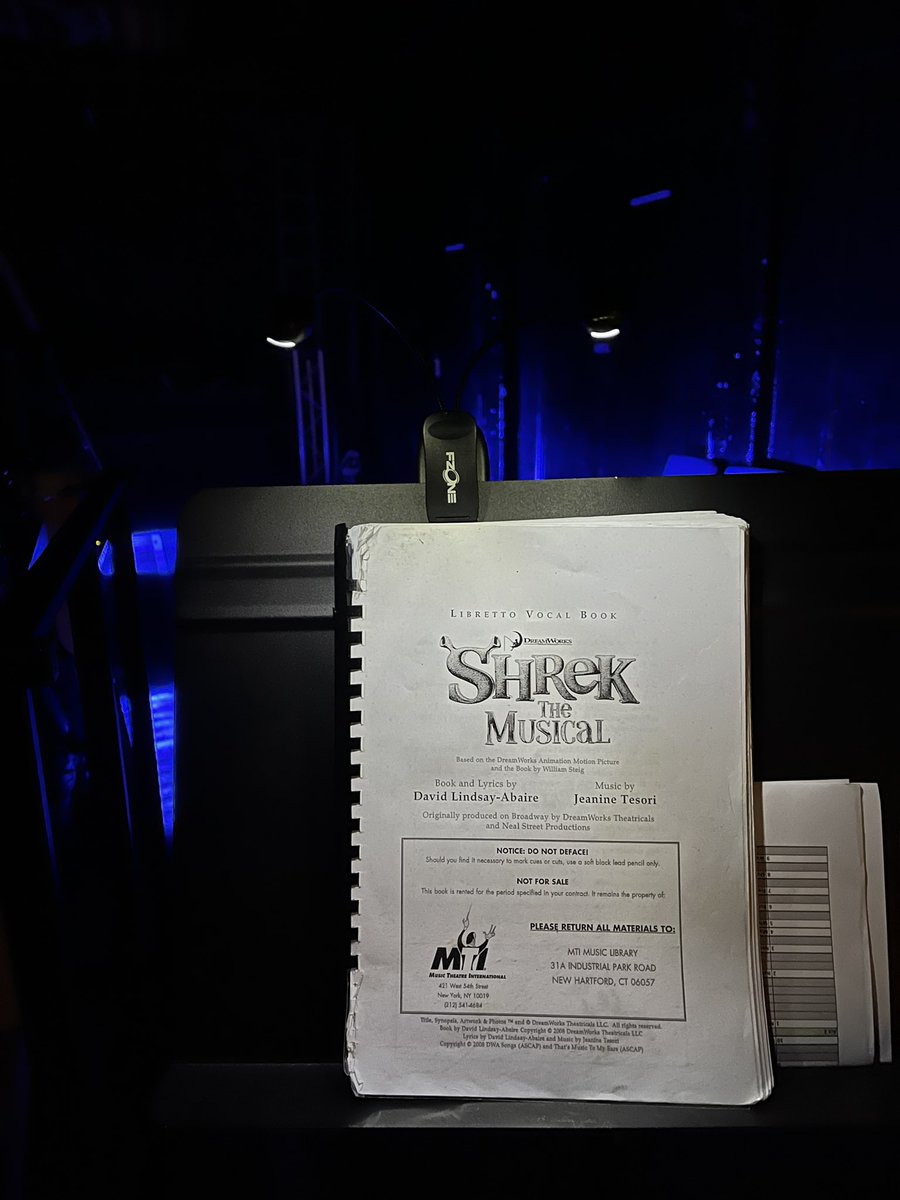 Battered score from a truly wonderful week putting on this hilarious, uplifting and VERY green show with the outstanding <a href="/RiddlesdownC/">Riddlesdown Collegiate</a> students. So proud of every single one of these amazing students and to be part of this inspiring community! 🌸🍄💚✨🧚🏼‍♀️