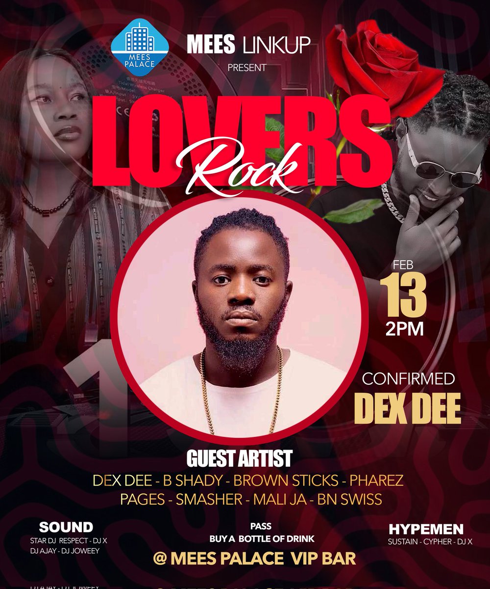 Officialdexdee's tweet photo. This Sunday!
Major Link up with my family @Giggzdon @BshadyLukas
#LoversRock
#wavedaddy
#sonofashoemaker
#neratempire1 https://t.co/s4UfIVsseO