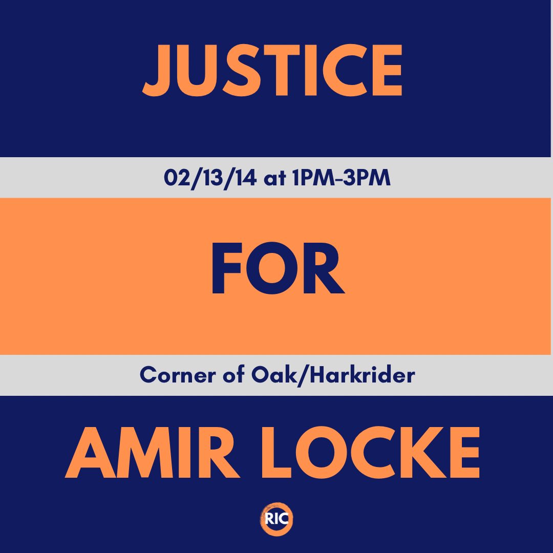 Join us this Sunday to remember the life of Amir Locke &amp; everyone affected by no-knock warrants and police brutality. 

CPD has no plans to re-evaluate their policies surrounding no-knock warrants. 

We need to change their minds. Join us from 1-3 at the corner of Oak/Harkrider!