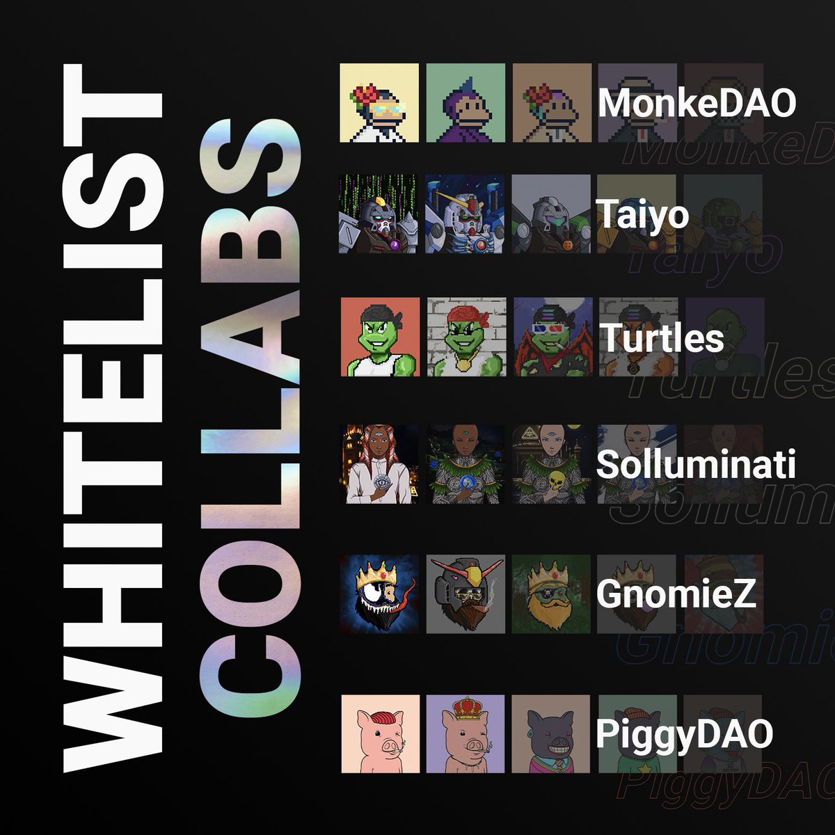 hypekeane's tweet photo. We're proud that the NFT holders of the iconic collections have joined the Hockey Heroes. Welcome!

@MonkeDAO 🐒
@TaiyoRobotics 🤖
@TurtlesNFT 🐢
@SolluminatiNFT 👁
@GnarlyGnomies 🤙
@PiggySolGangDAO 🐷

Expect us among you. The best projects on Solana! https://t.co/FFx1qvtKWQ