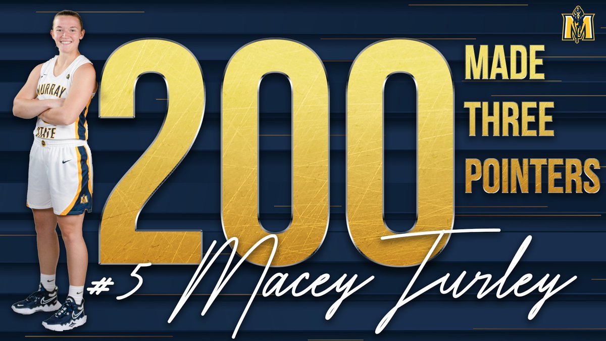 With her first made 3-pointer of the night, Macey Turley joined Mariah Robinson and Amber Guffey as the only players in program history to score 200 or more 3-pointers!

Congrats Macey!