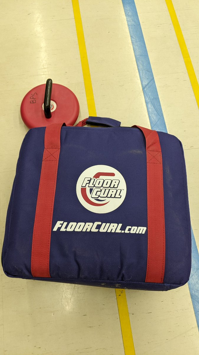 We've been having so much fun learning about sports at the Winter Olympics, we thought we'd try our hand at curling in gym! So much fun!