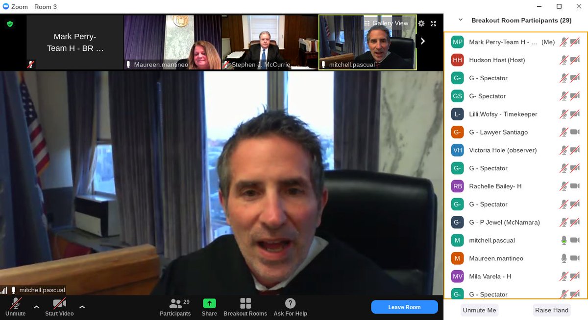 PerryWhs's tweet image. Today @WeehawkenTSD #MockTrial Defense team competed @NJStateBar @NJStateBarFdn. Wonderful effort against a well-prepared @TheHudsonSchool team. The Prosecution team is on the docket for next week! #WeeWork @RobFerullo4 @StefanieCirill1 @DeStefanoEDU @FAmato53 @EricCrespoEDU