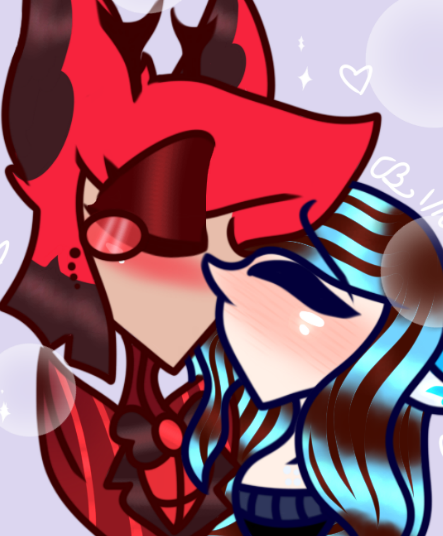 eleatrica's tweet photo. Can't wait to show you this at valentine's day 😊💗 #radiofox #HazbinHotel https://t.co/VHZsbGgM0k