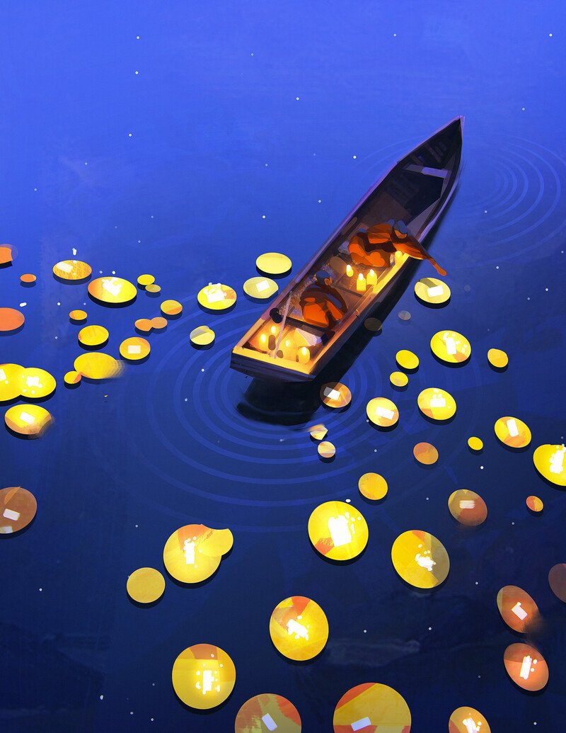 CarmesJocelin's tweet photo. Small boat ! #illustration #ArtistOnTwitter https://t.co/8IIKGGkDHo