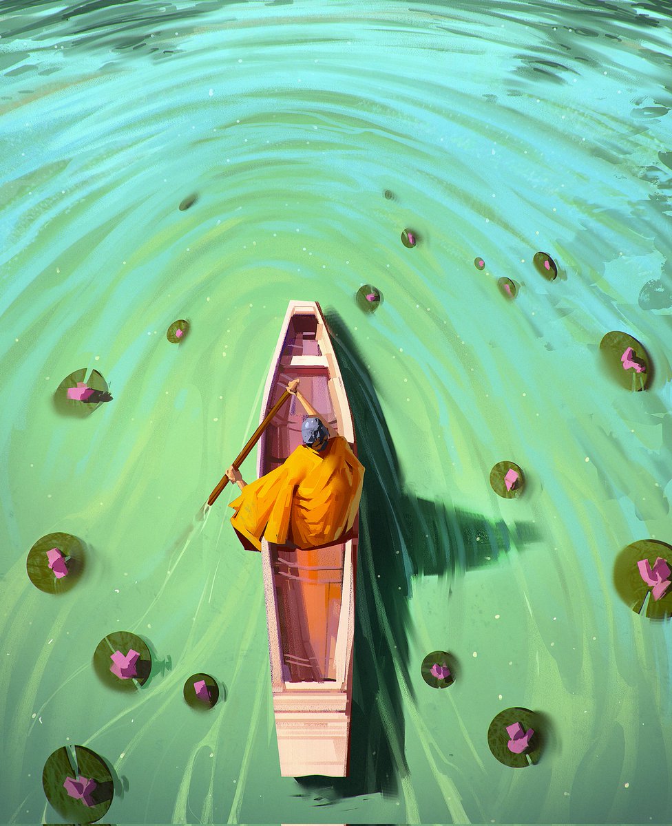 CarmesJocelin's tweet photo. Small boat ! #illustration #ArtistOnTwitter https://t.co/8IIKGGkDHo