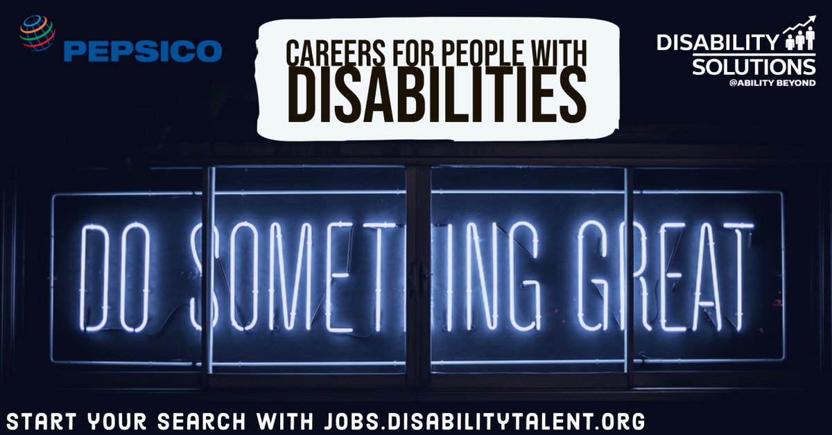 Pepsi is hiring all across the country for merchandisers, warehouse loaders, forklift operators, mechanics, CDL drivers, machine operators and more. Apply now on the <a href="/DSRecruitsPWD/">Disability Solutions Career Center</a> by clicking here
go.disabilitytalent.org/Pepsi/Twitter.