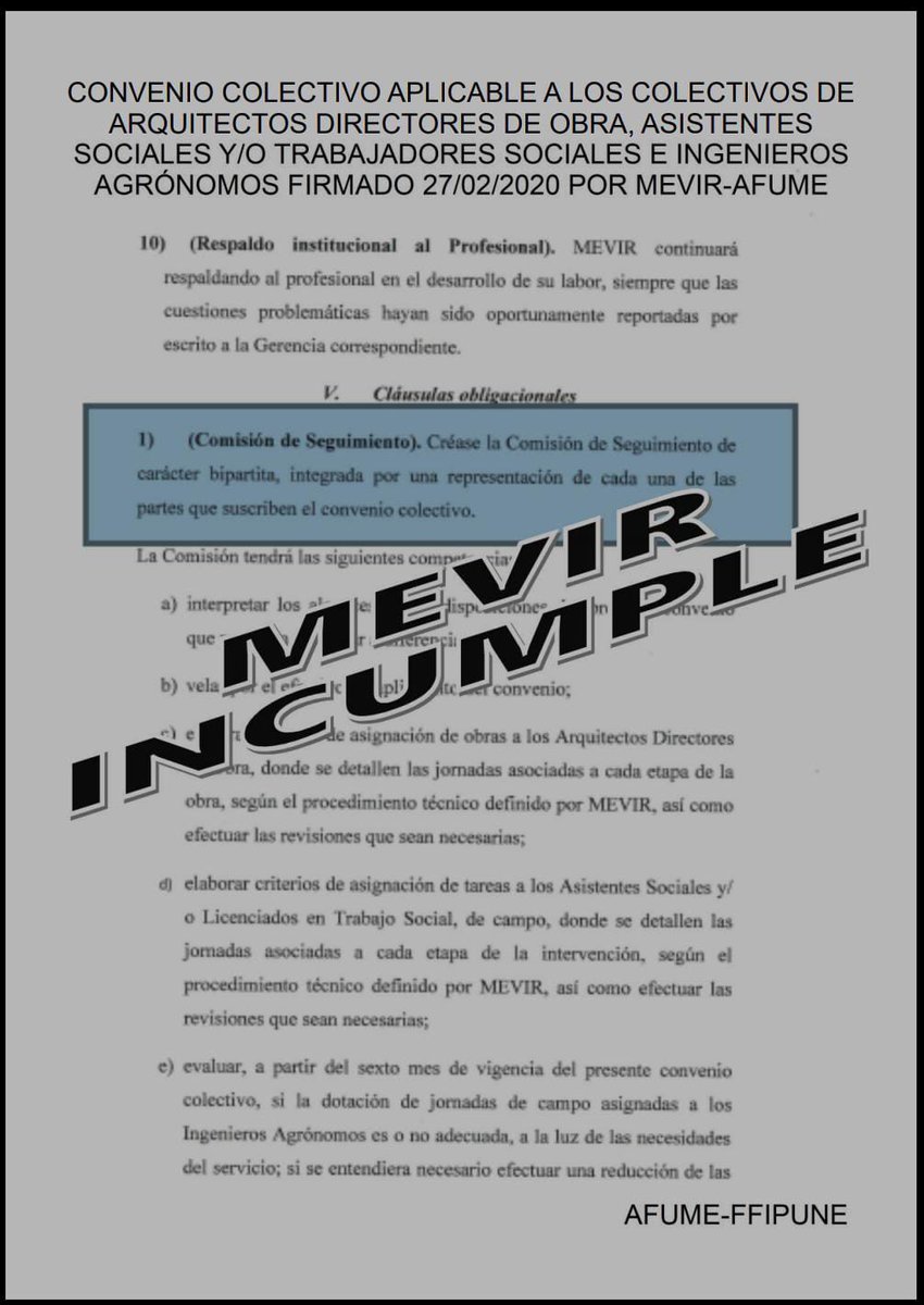 DeAfume's tweet photo. •NO reconoce cambios de categoría cuando Afume lo plantea.                                                                               •INCUMPLE el punto relacionado a los alquileres. 
•INCUMPLE las condiciones de contratación establecidas para los técnicos de campo. https://t.co/0949aEEXTB