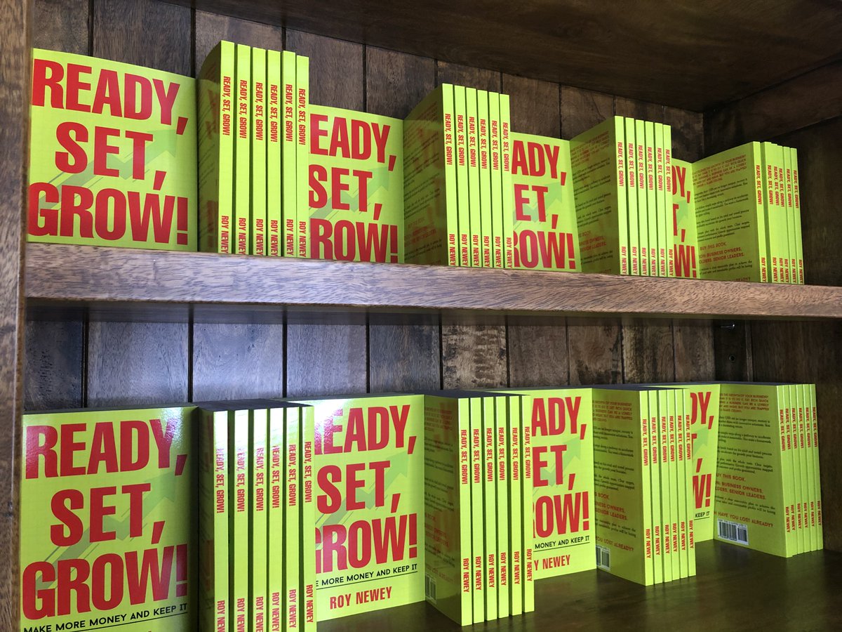 I had a great conversation with a business owner today who is using the Ready, Set, Grow! system in my book to shake off the last two years and confidently accelerate their business growth. about it here roynewey.com/shop and download the free resources.