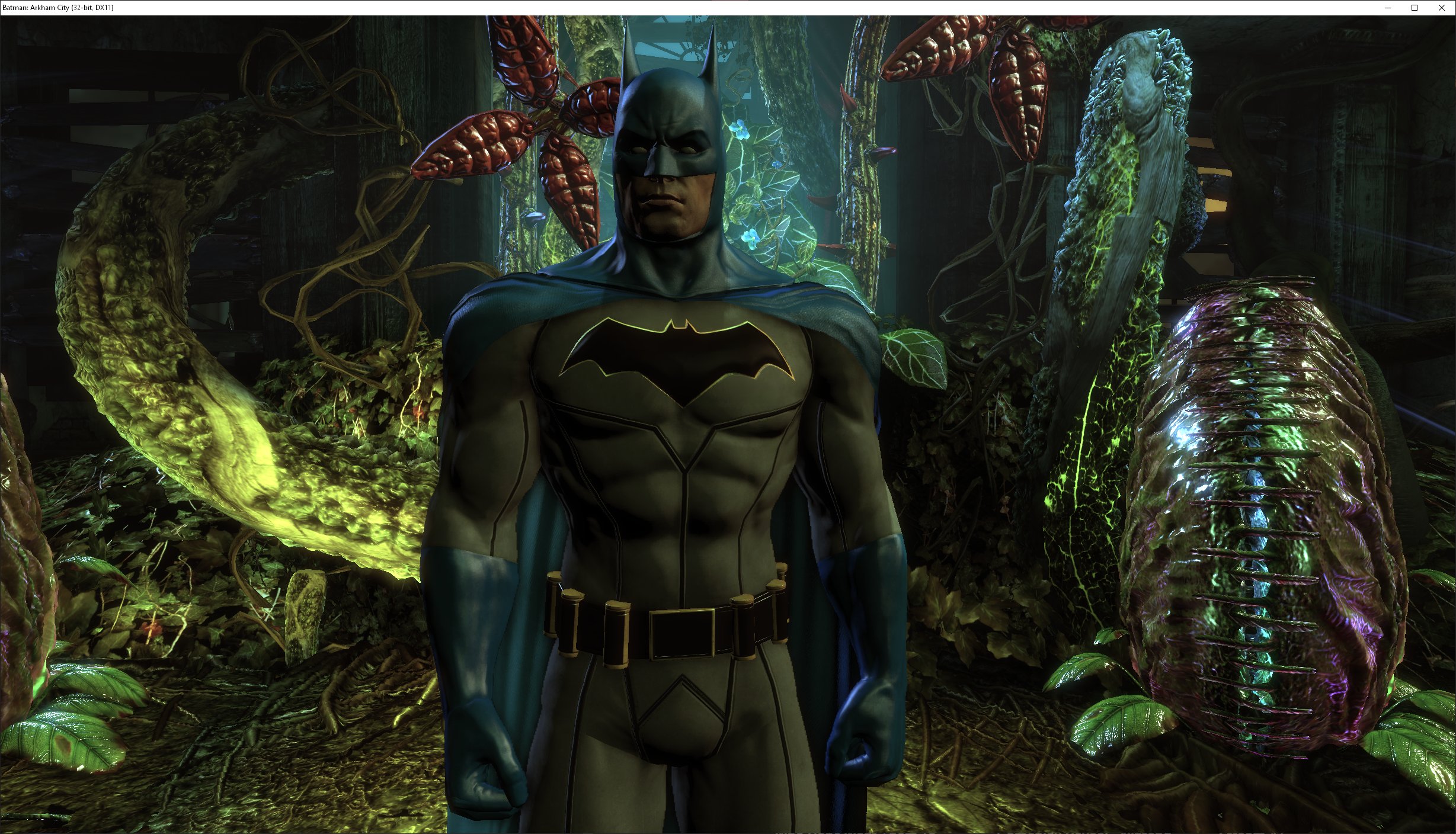 Animated Batman Begins skin mod for Arkham City by