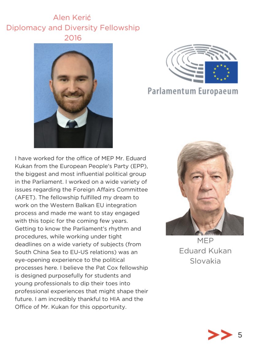 alenkeric's tweet photo. #Condolences #EduardKukan
As a part of the 2017 @HumanityAction #PatCox Fellowship, I had the honour of working for the office of MEP Mr. @EduardKukan at the European Parliament.
Mr. Kukan has sadly passed away yesterday. The world has lost one diamond of a diplomat …⤵️ https://t.co/IVxCnsGCDN