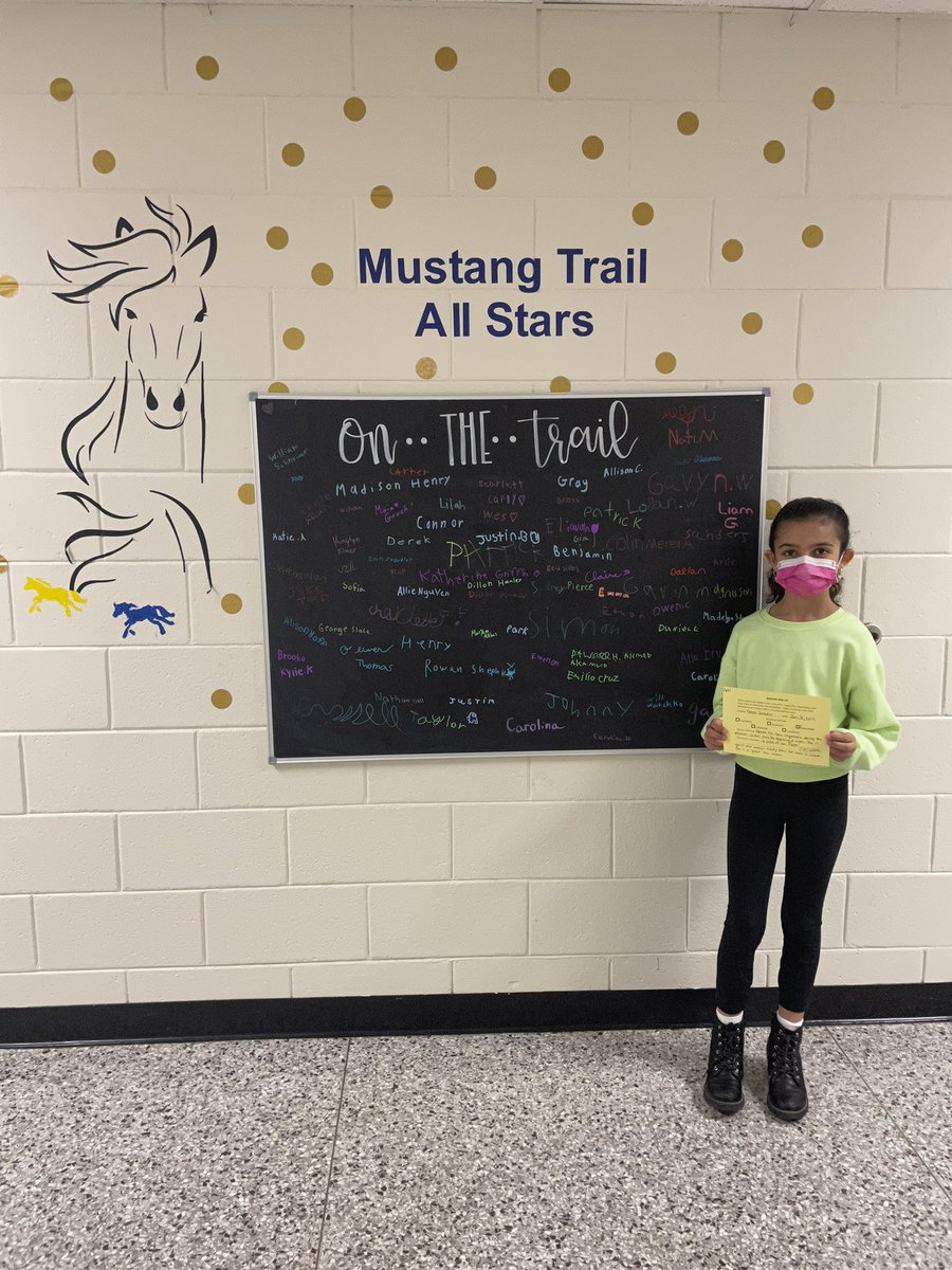 This girl is a super example for others! <a href="/MPE_Mustangs/">Mountain Park ES</a>