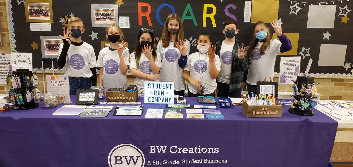 4th selling event for #BWCreations! We are at Whitehall's Science Fair tonight! Come visit us in the lobby! @BWSDSTEAM @WhitehallNews