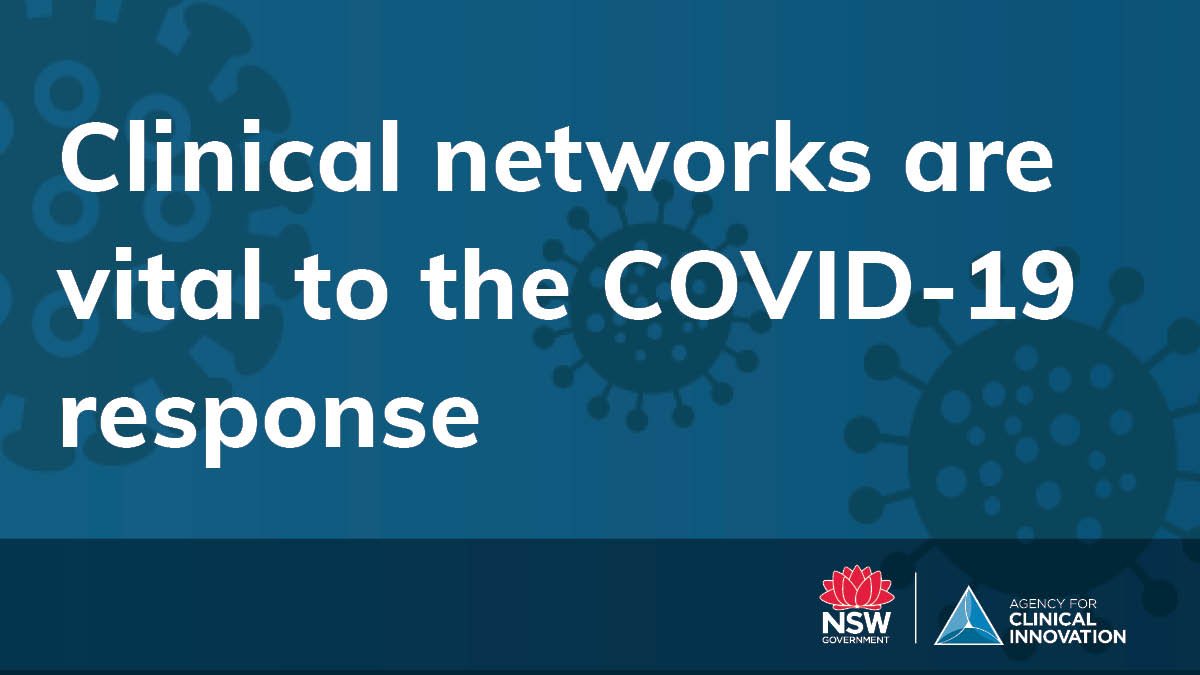 We continue to draw on the strength of our 40 clinical networks and collaborate with health staff across the system to provide expert guidance during #COVID19. 

Learn more about our work responding to the pandemic: bit.ly/3stFnzD