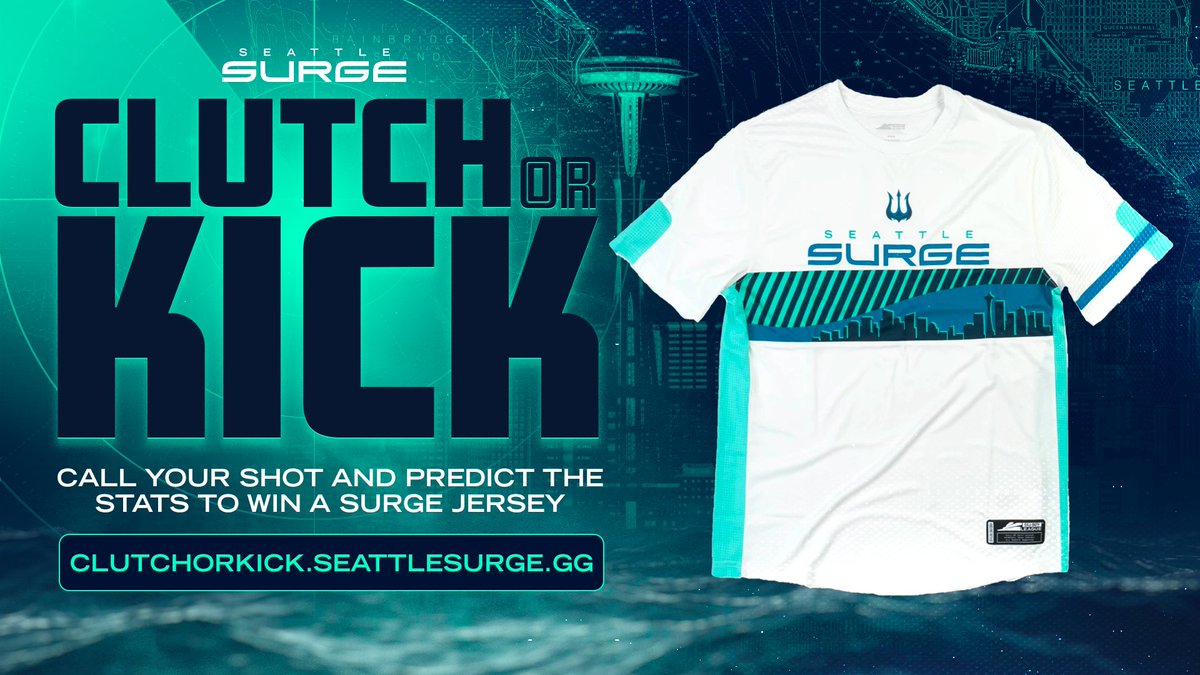 SurgeVancouver's tweet photo. Almost time to Clutch or Kick -- Remember to throw your predictions in for our match tomorrow and you might win a Surge jersey! 🔱

» https://t.co/4Yx4LOrYJI https://t.co/JPjcyY9aa5