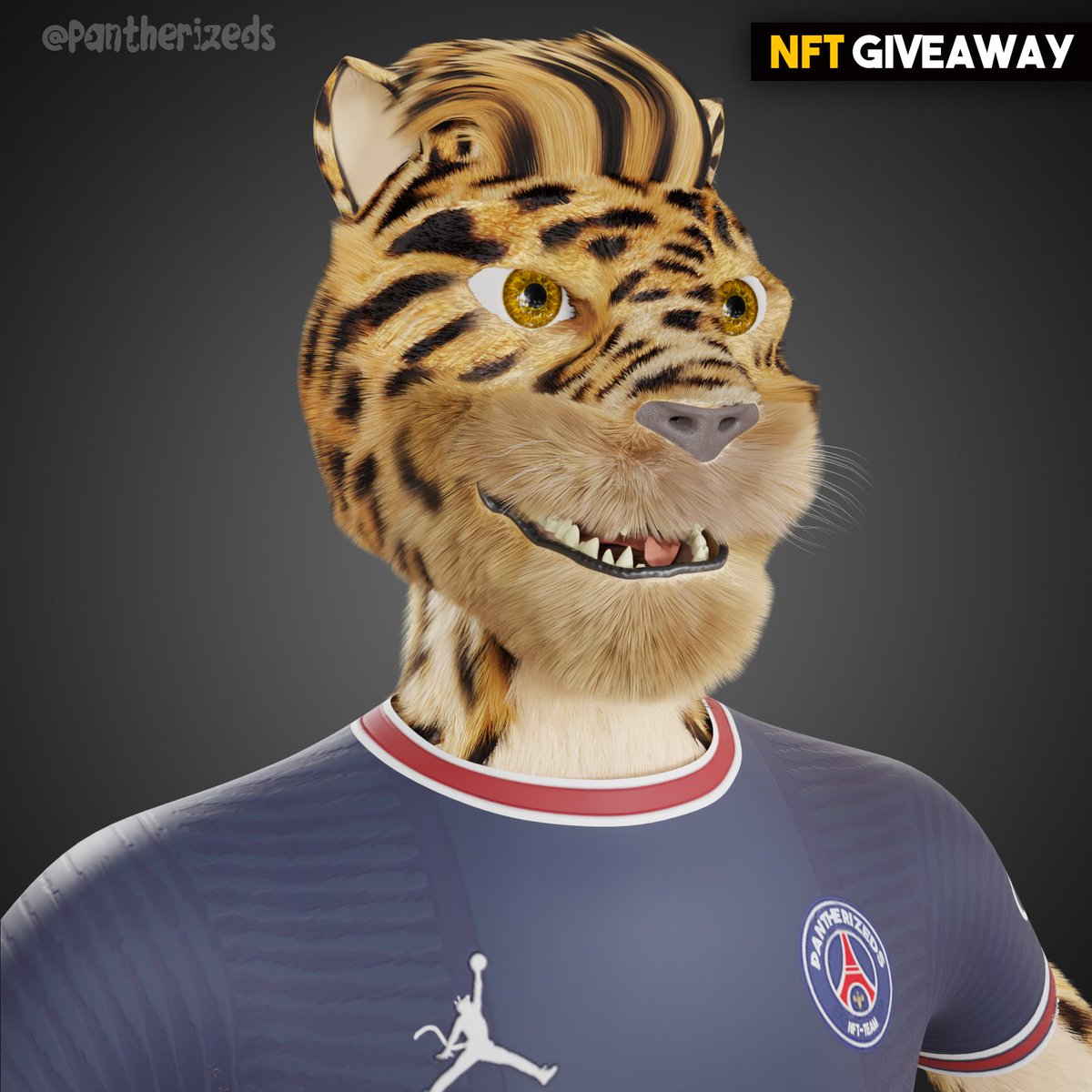 pantherizeds's tweet photo. #Giveaway 💸100$+1 #NFT (Valued 1 ETH) to Celebrate our Discord opening in next 24hrs

To Enter:
1️⃣❤&amp;RT + Tag 3 Friends 
2️⃣Follow @pantherizeds (Be Sure)
3️⃣ Active notifications for new posts.
4⃣Give a NAME to this #panther 

Winner will be 📢 on DISCORD https://t.co/AduWva8lvx