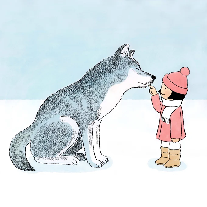 雪の日おはよう 