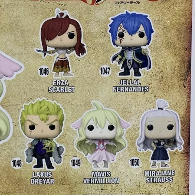 My newest addition to my Fairy Tail pops, now i have them all up to current  releases [media] : r/fairytail