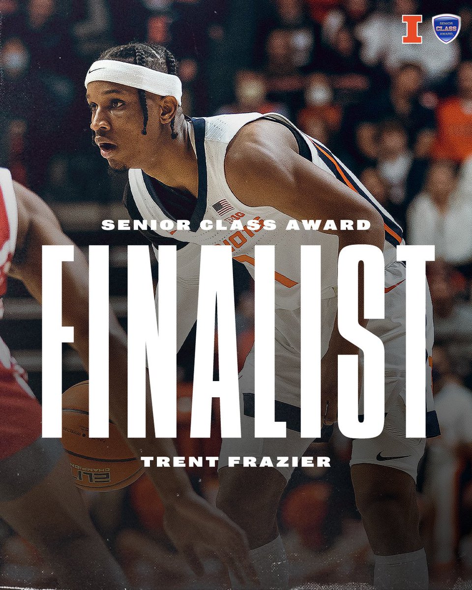 IlliniMBB's tweet image. 🏆 𝐒𝐞𝐧𝐢𝐨𝐫 𝐂𝐋𝐀𝐒𝐒 𝐀𝐰𝐚𝐫𝐝 𝐅𝐢𝐧𝐚𝐥𝐢𝐬𝐭

👑 @trentfrazier 

#Illini | #EveryDayGuys