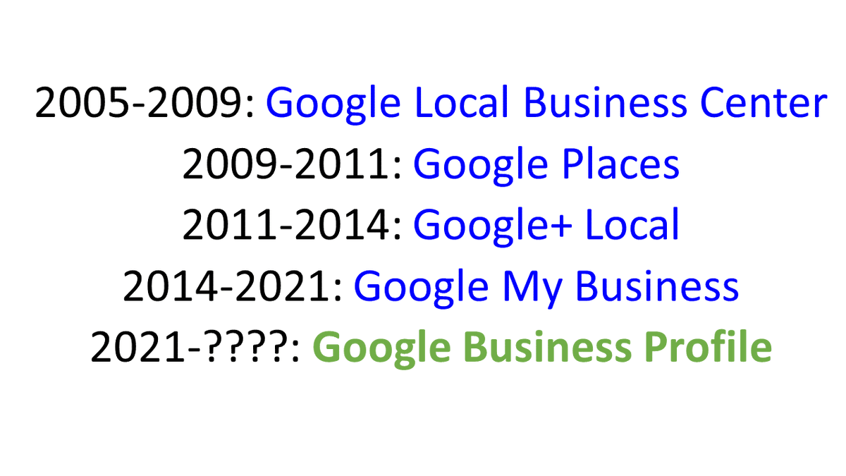 Yup that's correct, another name change.
(GMB) Google My Business is now Google Business Profile. This is the 5th name change.  
Check this link >>> chiropracticmarketingnow.com/claim-cpgs