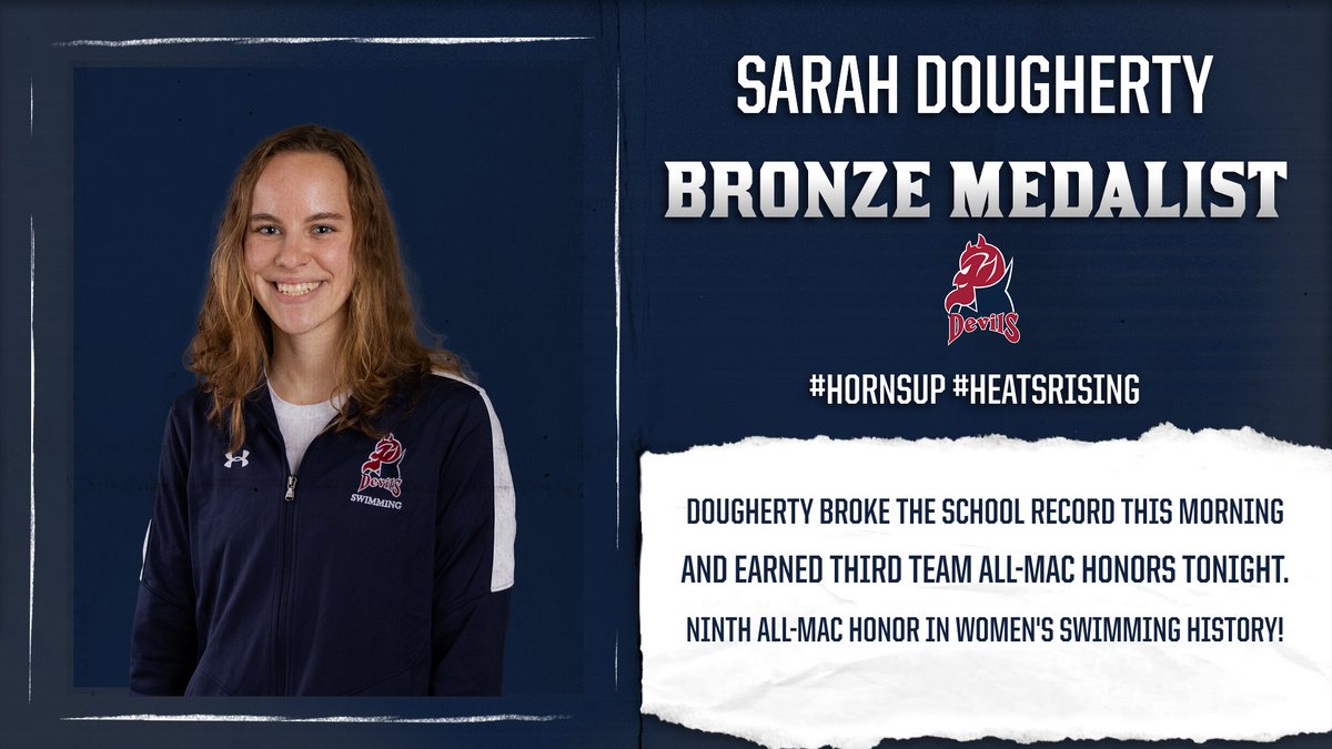 Way to go Sarah and <a href="/FDU_Swimming/">FDU Devils Swimming</a>! Strong start to the 2022 <a href="/gomacsports/">MAC</a> Championship! Much more to follow after tonight's session! #HornsUp #HeatsRising

Live Results &amp; Video: fdudevils.com/coverage

<a href="/FDUWhatsNew/">Fairleigh Dickinson University</a> @NoontimeSports <a href="/CSCAA/">CSCAA</a>