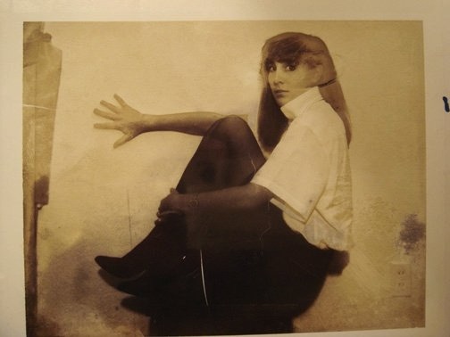 WildeScript's tweet image. Meanwhile back in 1980 something, in between processing photostats and waxing up layouts. #polaroid  #bangs #ThrowbackThurday #80s #PFurs