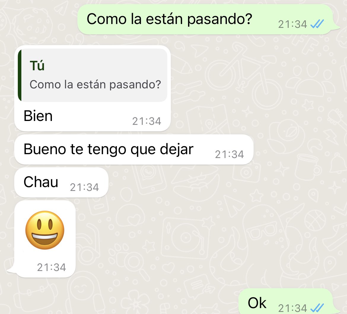 Mi hijo se fue q dormir a lo de un amigo.