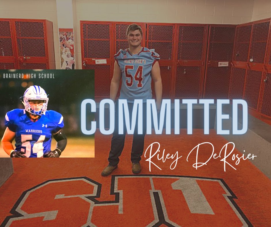 Riley DeRosier (@derosierriley) on Twitter photo #COMMITTED <a href="/SJUFootball/">Johnnie Football</a> <a href="/SJUDefense/">Brandon Novak</a> <a href="/SJUGaryFasching/">Gary Fasching</a> <a href="/SJUFBCoachDumo/">Damien Dumonceaux</a> Thank You to my coaches, family, and friends. #GoJohnnies #COMMITTED <a href="/SJUFootball/">Johnnie Football</a> <a href="/SJUDefense/">Brandon Novak</a> <a href="/SJUGaryFasching/">Gary Fasching</a> <a href="/SJUFBCoachDumo/">Damien Dumonceaux</a> Thank You to my coaches, family, and friends. #GoJohnnies