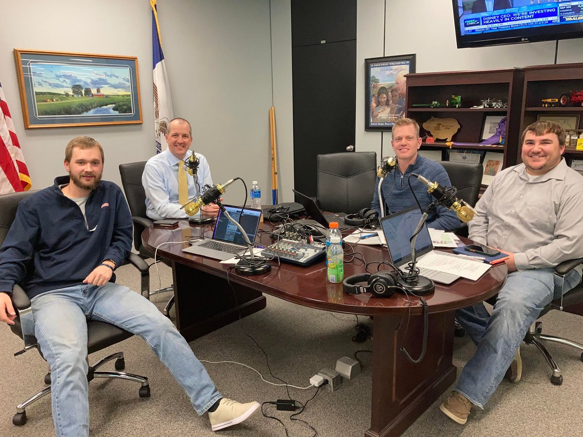 Wednesday afternoon ended on a fun note! Secretary <a href="/MikeNaigIA/">Mike Naig</a> got to sit down with DirtNation USA to discuss renewable fuels, carbon sequestration, markets and many other key #IowaAg topics.

To listen to this episode, check out DirtNation USA on Apple and Spotify Podcasts!