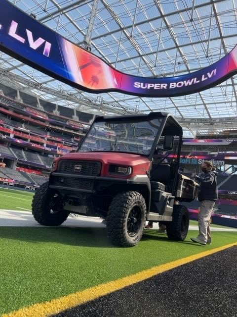 bsully0587's tweet photo. The @TheToroCompany brand new Workman UTX on the largest stage.  

Photo Credit: I’m betting it was @montybr https://t.co/62p0IWXh6b
