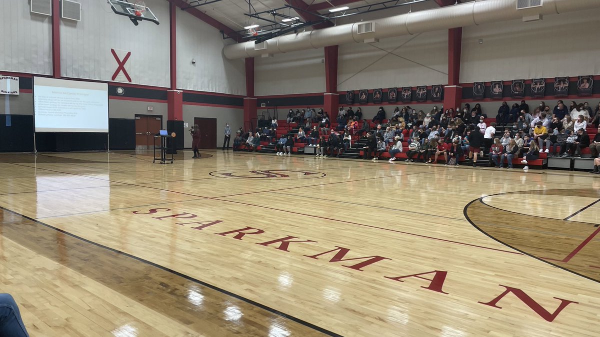 trawickk's tweet image. Thank you, Mrs. McCants, admin team, and Mrs. McCulley and Mrs. Sieja for the awesome Freshman Night presentation for the @monroviahawks 8th graders! @S9GS @MadCoSchools #ReadySetForwardMCSS