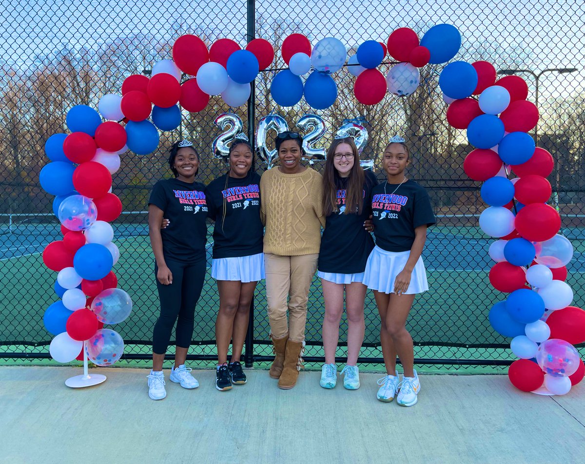 Tennis Senior Night was a huge success!  These girls are leaders both on and off@the court. I can’t wait to see what their futures hold! Thank you <a href="/ricsprincipal/">Kindra Smith, Ed. D.</a> for always showing your support! <a href="/RICSAthletics/">Riverwood Athletics</a>