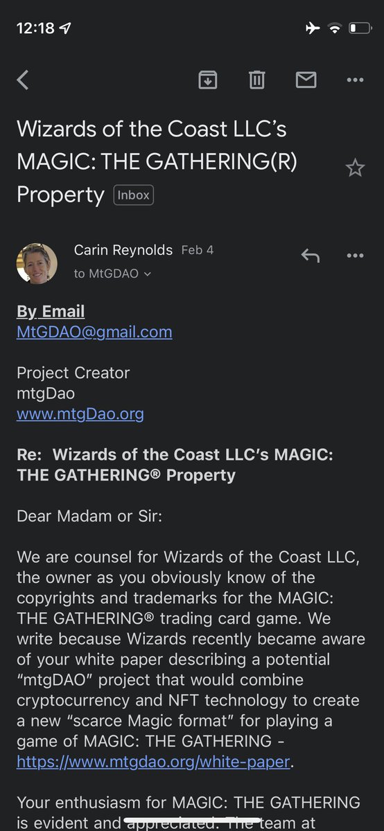 mtgDAO tweet media