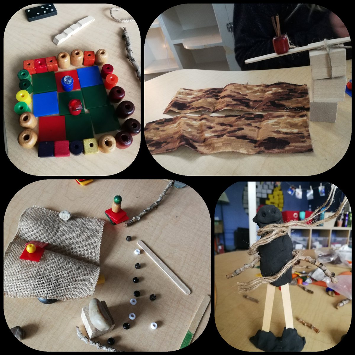 drbs_evans's tweet photo. After watching some Olympic replays, we decided to represent our favourite Olympic sports using loose parts. We've got soccer, snowboarding, diving, gymnastics, tennis, boxing, etc. @glendalecbe #doingsomethingdifferent https://t.co/YIT243sSfV