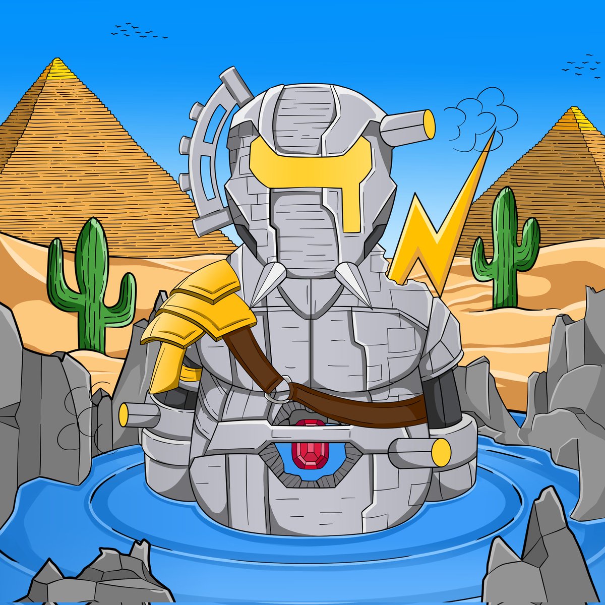 ImHappyMo's tweet photo. I got the metal as I wished 
LFG #GolemZ @GolemZGuard https://t.co/KG3lZnFCFX
