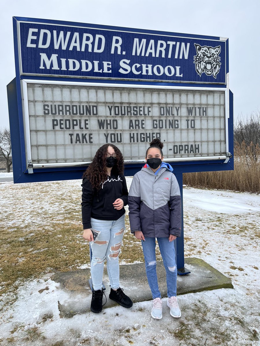 Inspirational words from <a href="/MartinWildcats/">Martin Middle School</a> student leaders #wildcatpride