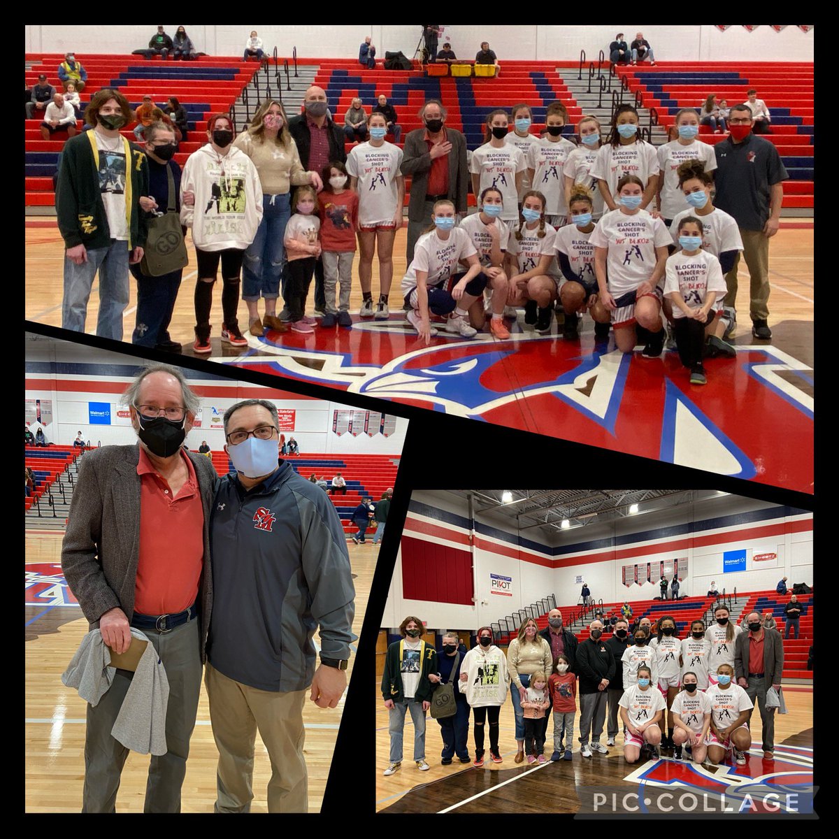 Great night with the Lady Cardinals and Lady Bulldogs honoring <a href="/jusbekoz/">Rick Kozlowski</a> at tonight’s game. <a href="/SMHS_Official/">House of CARDS ♣️♥️</a> @ladycardinals2
