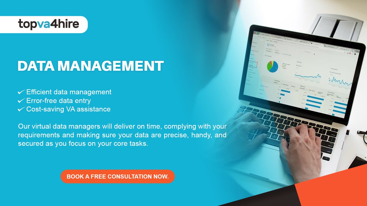 #Datamanagement VAs are useful because they let you focus on your core tasks and make sure your data are precise, handy, and secured.

If you're in need of efficient #datamanagement to make sure that you are reaching your goals. Hire our experts now!