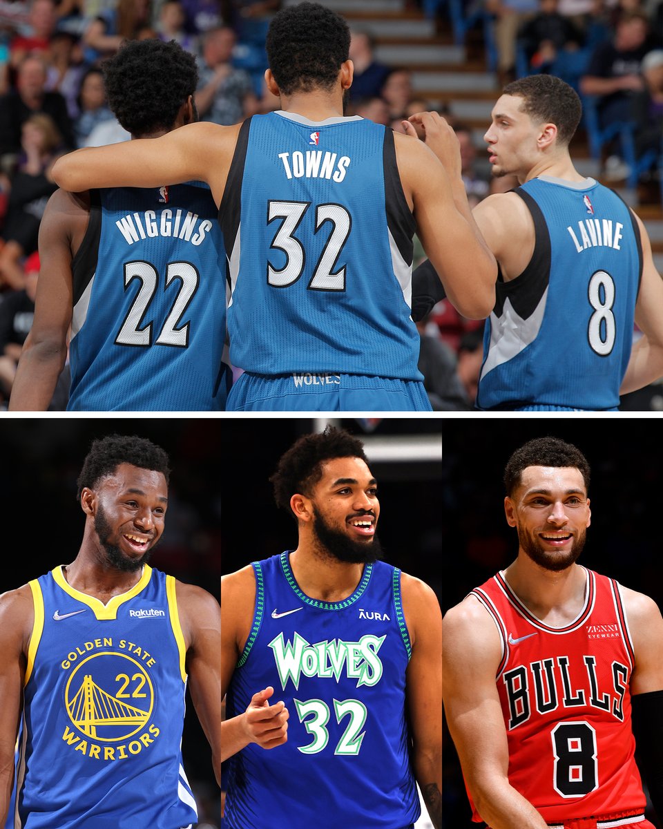 ESPNNBA's tweet photo. The former T-Wolves teammates will be reunited at #NBAAllStar on Team Durant 🙌 https://t.co/hcxf5ULYKL