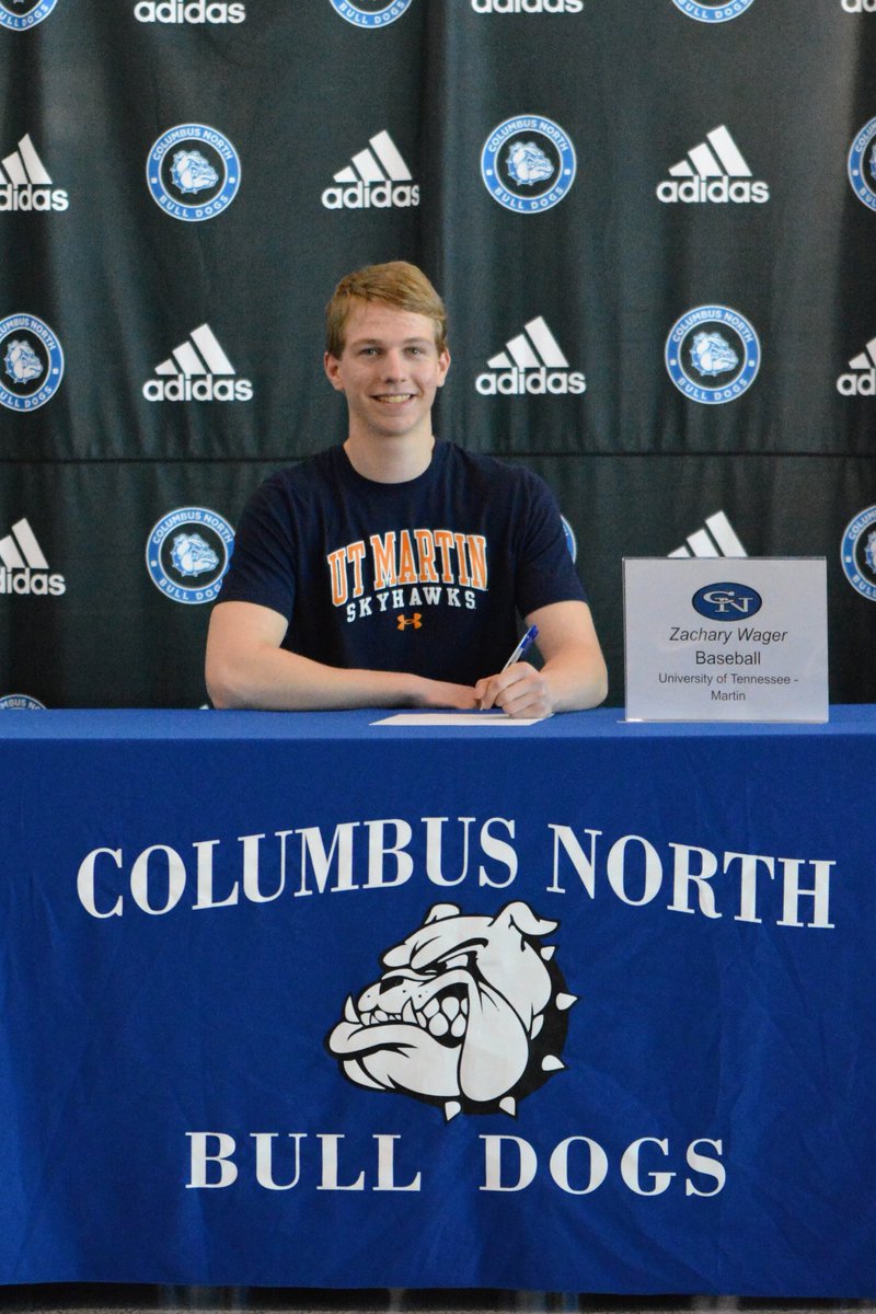 Congratulations to Zach Wager, signing to play baseball at UT-Martin.