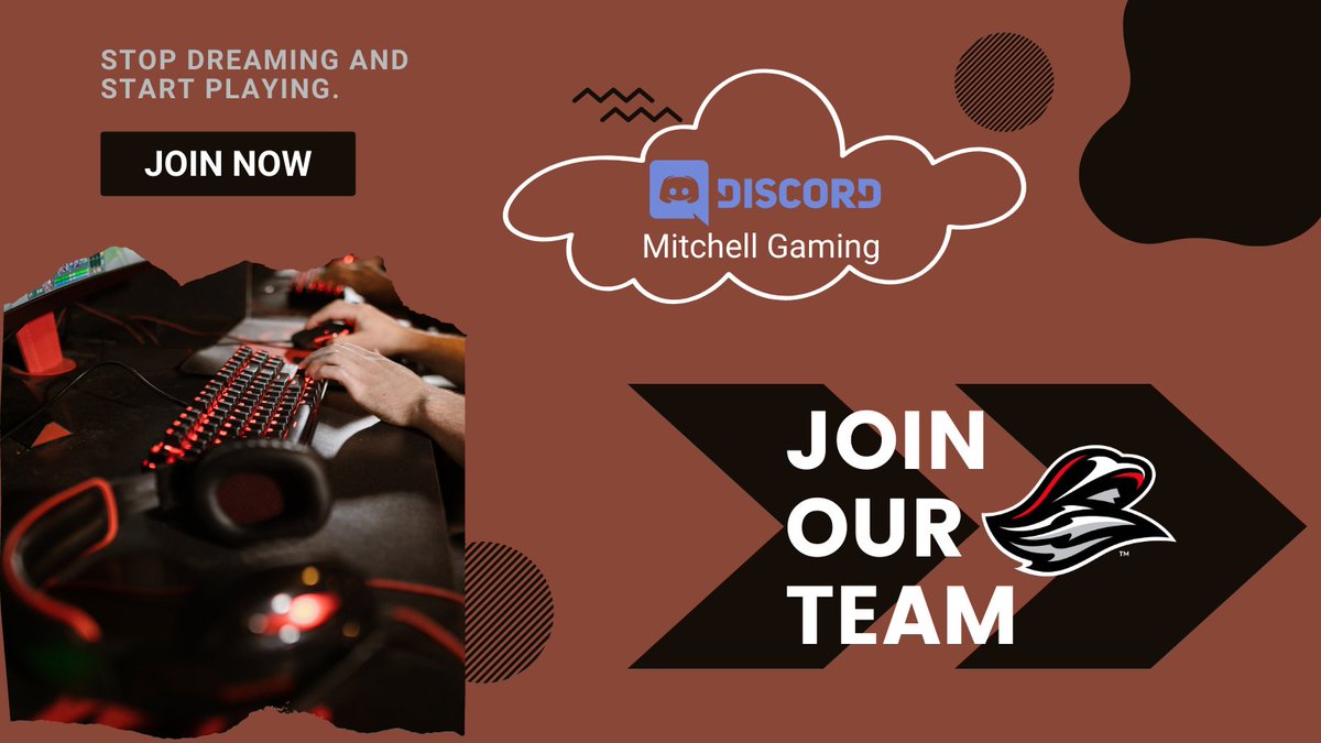 EsportsMitchell's tweet photo. Stop 🛑 dreaming, and start playing 🎮 with Mitchell Gaming! Get in before the szn starts on Feb. 21st! 

🔗https://t.co/ti9MGaiWlA https://t.co/n1CXnWd0ki