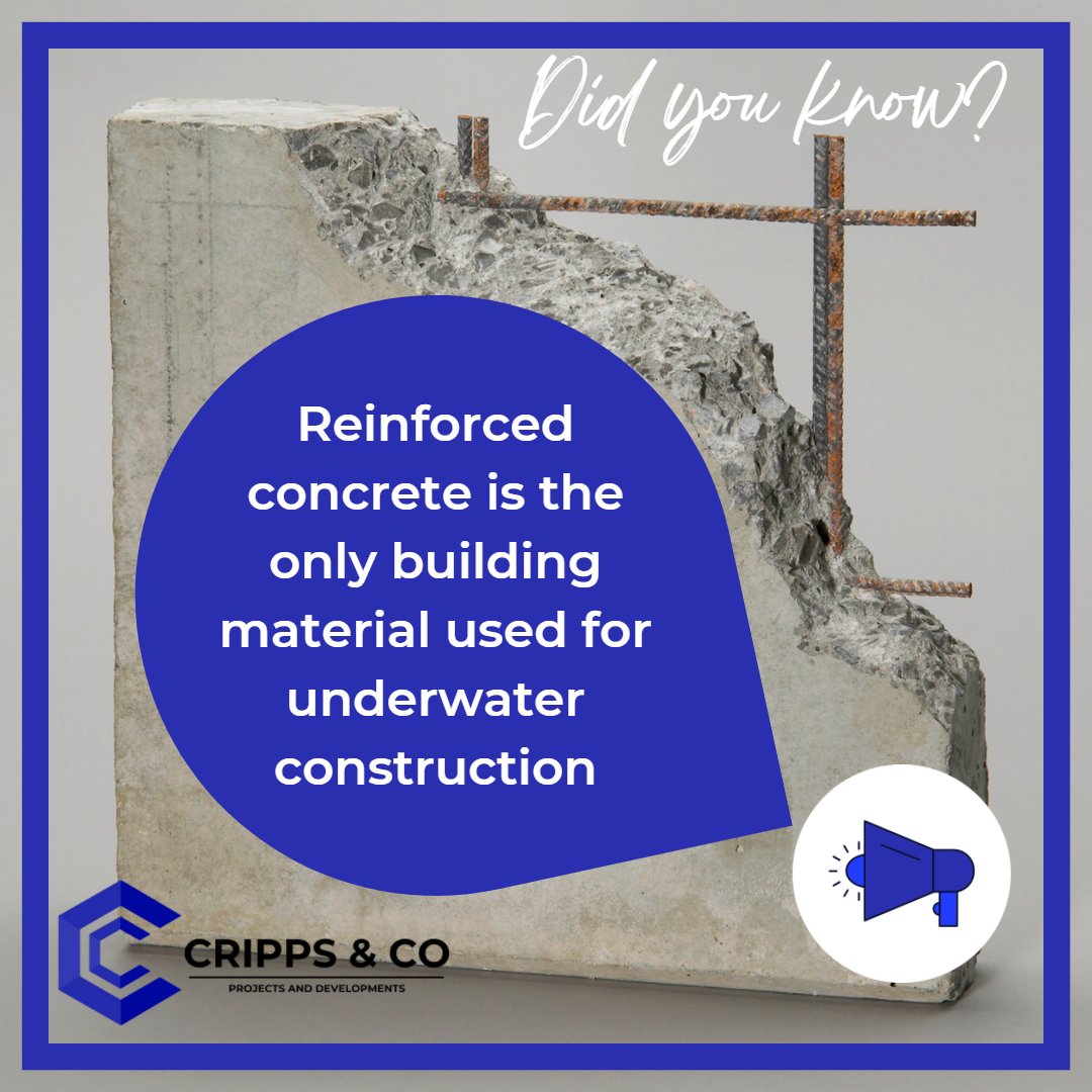 AlpineConstruc4's tweet image. Friday Fun Fact! Its all about Concrete 
 
#wetworks #construction #teamwork #crippsandcoprojects #cement #concrete #reinforced #underwater #funfact