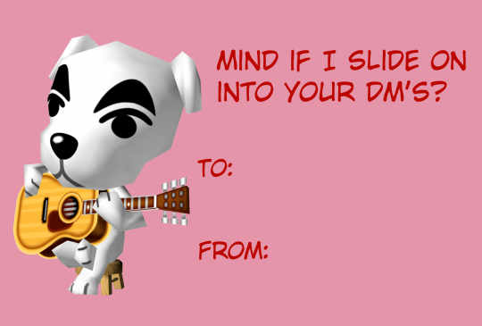 FlairesArt's tweet photo. In preparation of Valentines Day I give you: K.K. Slider (I made this years ago but I wanted to show you all here) https://t.co/gwQK6VmIdS