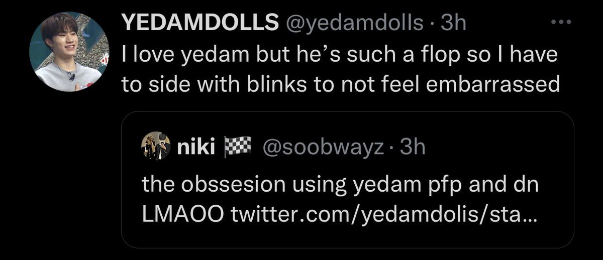[MASS REPORT]

-this acc is setting up🦊
-using 🦊 pfp
-h4ting 🦊
- do not engage on the tweets
- report &amp; block

x.com/yedamdolis?s=21

Report as:
-hacked
-hateful > violent
-spam