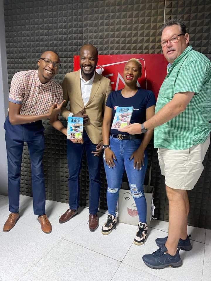 normadaqueen's tweet photo. “ Chartered Vendor is out !!! Grab your copy of @jerrynyazungu s book . It was a pleasure. @CptAwesomeZW 
@MarcPoz @TimothyPemba1 @ShepMakovere #IgnitionBreakfast @ZiFMStereo https://t.co/2uVSpWMO1o