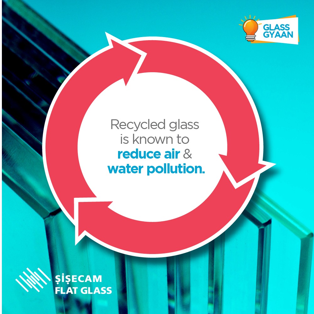 SFG_India's tweet photo. With recycled glass, we can cut down on pollution to save planet Earth’s health from further deterioration. So, let’s choose glass!
#SisecamFlatGlass #GlassTrivia #SaveThePlanet #GlassFacts #ChooseGlass #Glass https://t.co/Hxv7sBrX9r