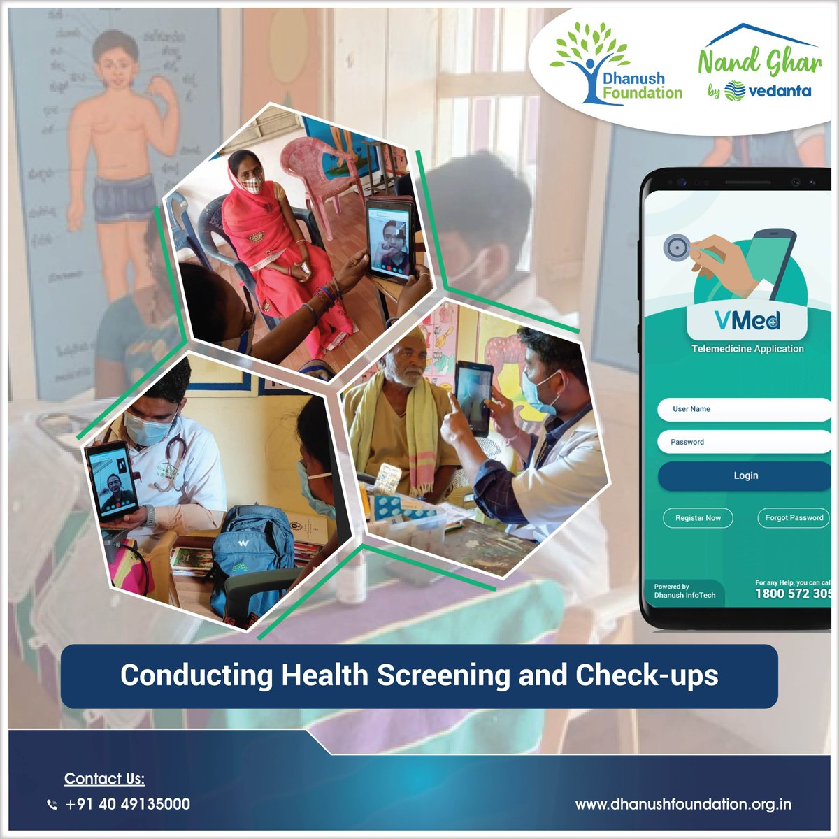Vidmed2's tweet photo. Conducting Health Screening and Check-ups.

NandGhar is Vedanta’s flagship social initiative to create and operate smart Anganwadis.  

@YashodaHospital @HospitalsApollo @Cipla_Global https://t.co/fdF2efK27A