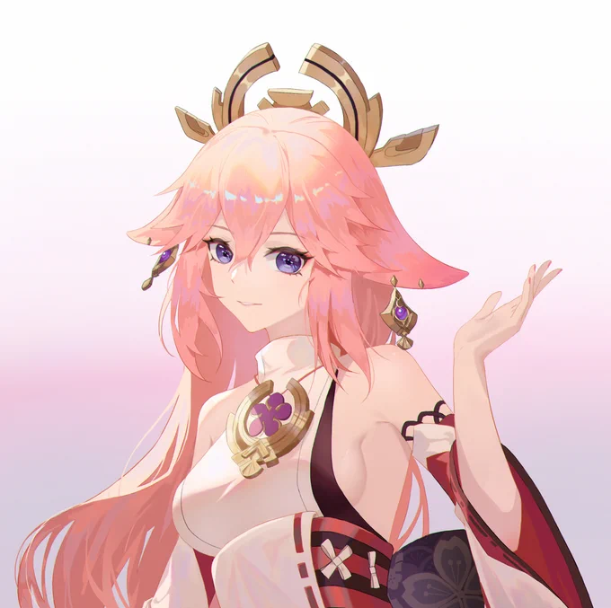 Yae Miko
#GenshinImpact 
#八重神子 